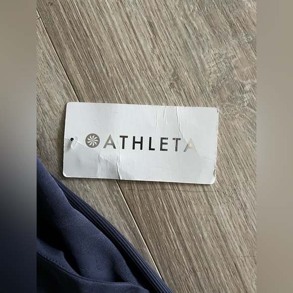 NWT ATHLETA Brooklyn Textured Ankle Pant Leopard Medieval Violet - Size 26 (3XL) - Picture 2 of 10